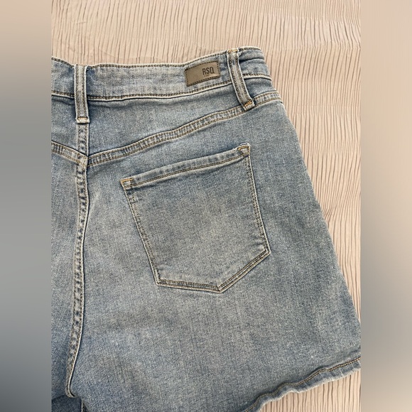 Ripped denim mom shorts - Picture 4 of 4